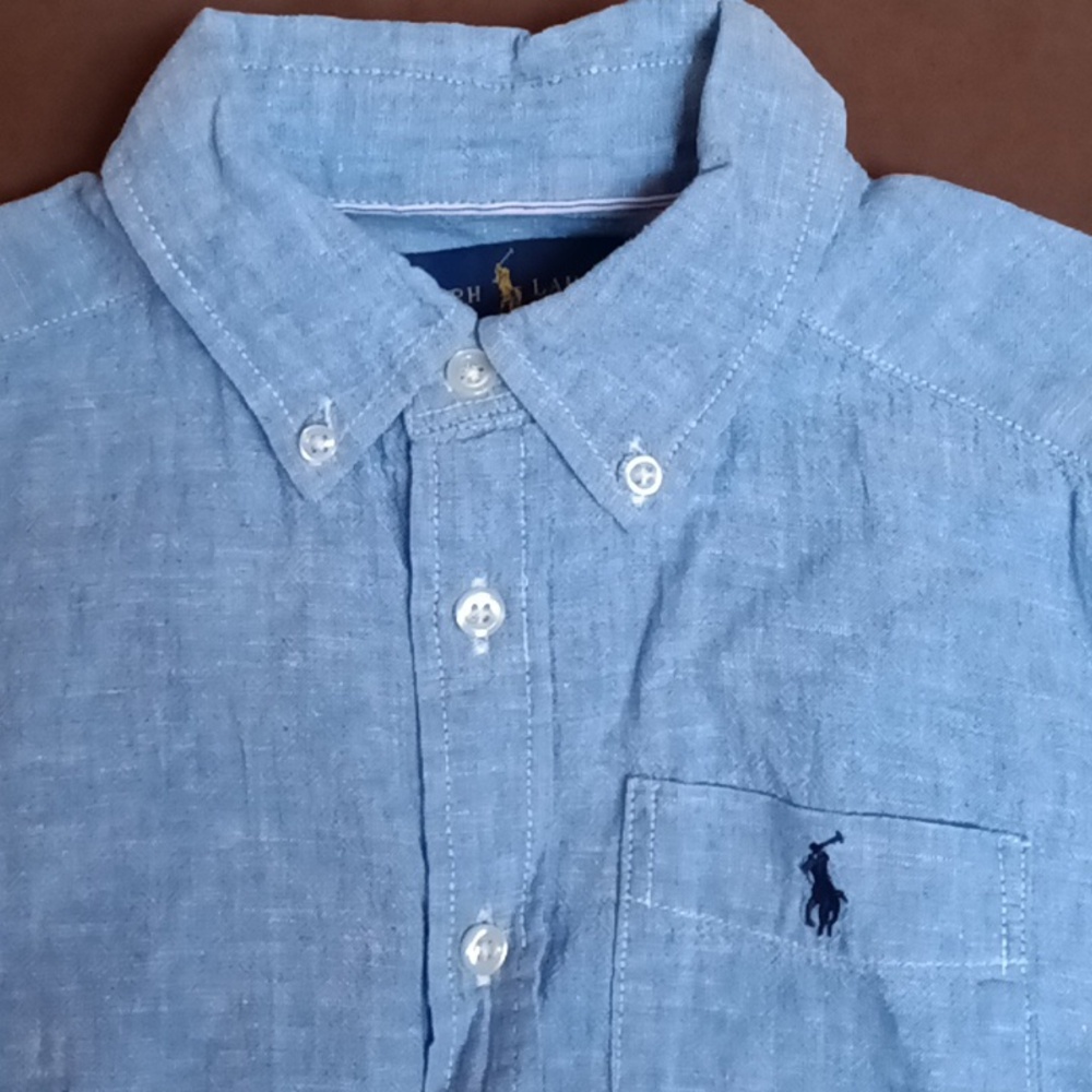 Polo Ralph Lauren Linen Button Down Shirt - Picture 2 of 5